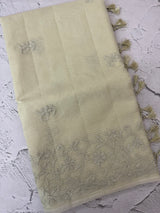 Premium NetKota saree with Hand Chikankari work  MSH246