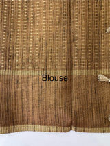 Semi silk saree with contrast borders MSS487