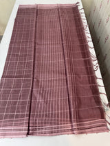 Soft organza saree with thread checks and sequence work MOS867(9)