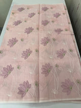 Netkota embriodery saree MS1496 PastelPink