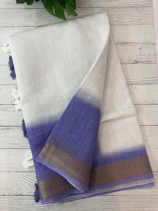 Ombre semi Linen Saree SRTS30