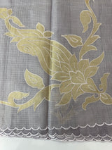 Soft tissue kota checks saree with applique work(2) - MSH5407 DuskyLavender