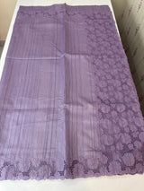 Cutwork Semi tussar saree MTSS845