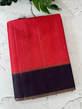 Semi silk saree with zari weaving  MSG6161