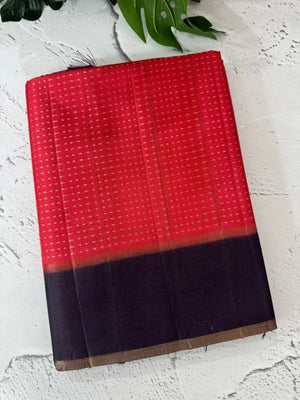 Semi silk saree with zari weaving  MSG6161