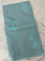 Kota Moonga checks Applique work saree  MSH278(2)