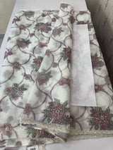 Handworked chiffon Organza saree MCS4534