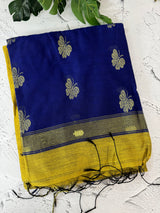 Maheshwari silk saree with zari weaving MMJ764