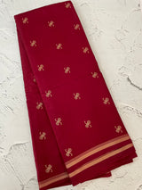 Soft Gachi silk saree with zari weaving MGH76 Maroon