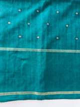 Semi silk saree with retta pettu borders  MTS455 Teal
