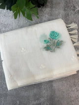 Silky kota embroidery saree MSK654