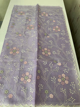 Viscose organza saree with thread work - MSH274
