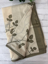 Pure soft kota silk saree with digital prints  MS19065