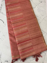 Multi color Semi soft silk saree with borders MSS590