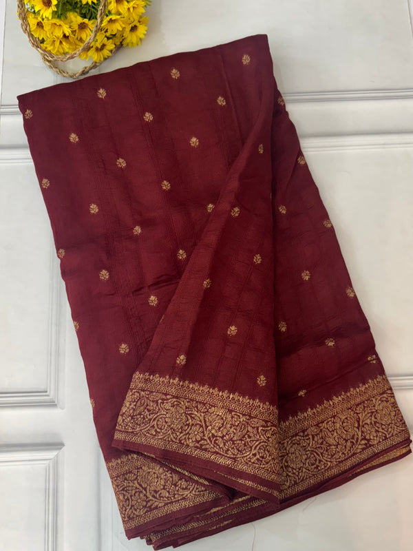 Banarasi Tussar Georgette Saree  - SMHCSHY