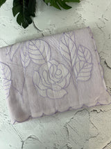 Jute linen saree with applique work MSH152