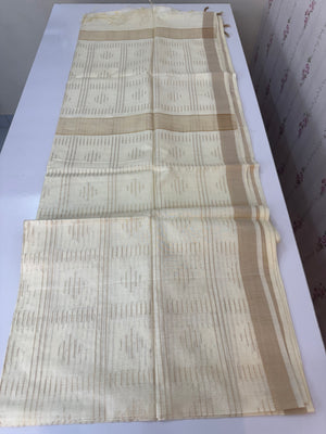 Soft blended tussar saree  MKT121 (7) - Cream