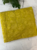 Malai chanderi saree with embroidery work MSM890