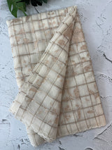 Check Mul chanderi saree with tissue applique work MSH147