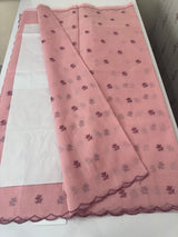 NetKota Applique work saree  MS6798- Pink