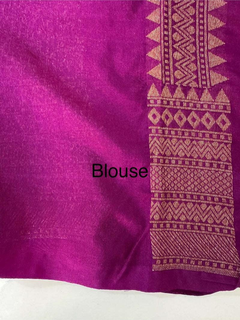 Banarasi semi katan saree SMBNIRY- Vadamalli