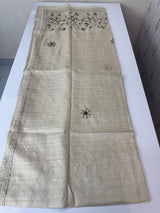Kanta Handstitched Blended tussar silk saree MS90543