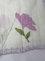 Kota silk cotton saree with applique work MS81789