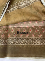 Tissue linen saree MLS345