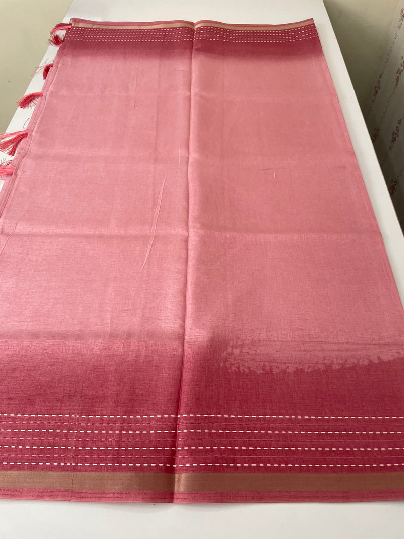 Soft Semi silk saree with thread work MSR698