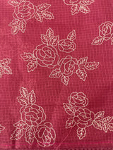 Silky kota embroidery saree  MS14856