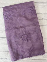 Glass organza saree with applique work- MSHW229