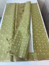 Tissue Silk embriodery saree MS49888- DuskyGreen