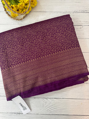 Banarasi semi katan saree SMBNIRY - Vadamalli