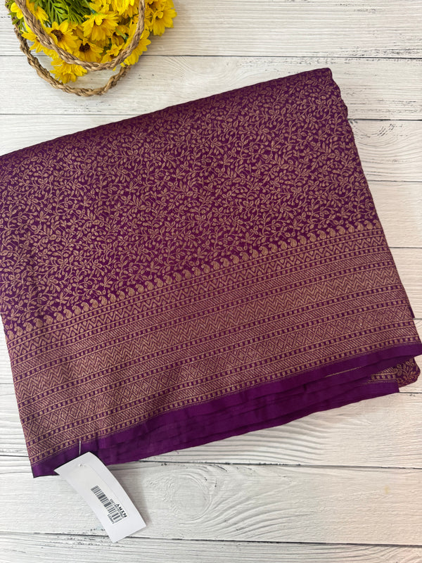 Banarasi semi katan saree SMBNIRY - Vadamalli