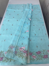Netkota embriodery saree MS1494 LightBlue