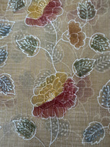 Tissue silk saree MS8190- DuskyYellow