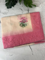 Silky kota saree with chikankari embriodery MSK4532