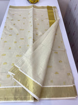 Kerala tissue saree - Aksharamala
