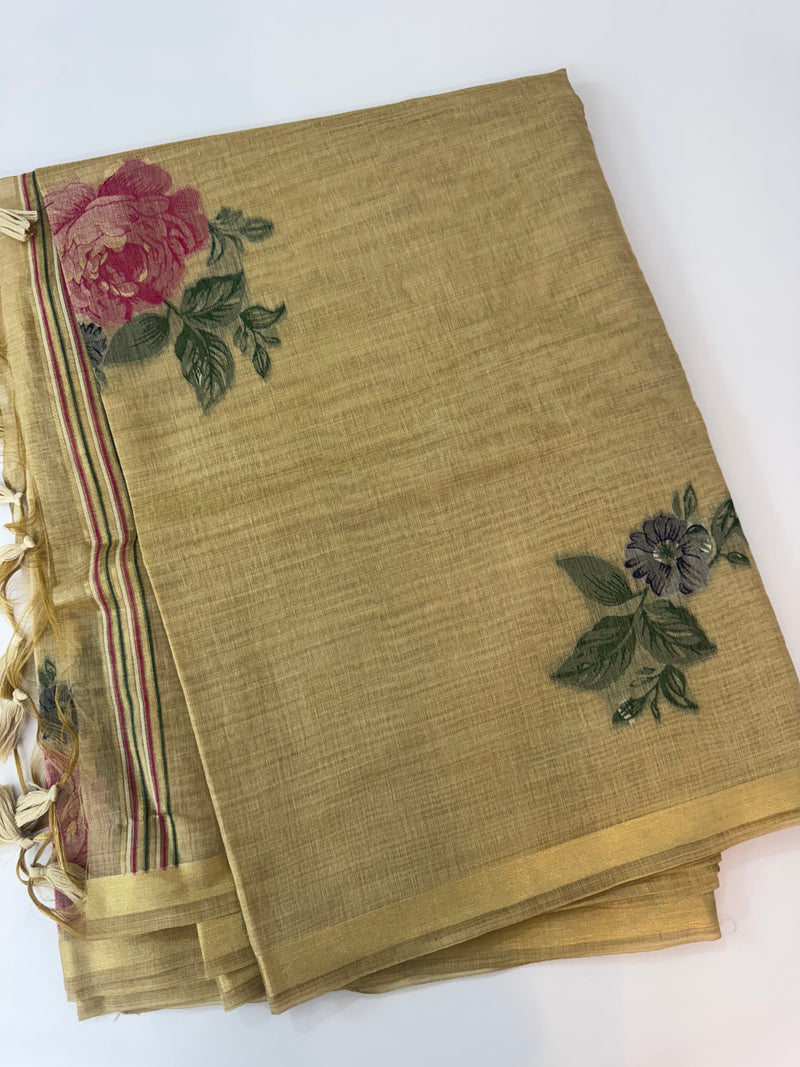 Jamdani silk Cotton Saree MS12555