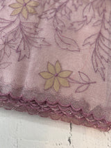 Tissue Silk applique work saree MSH120 Lilac