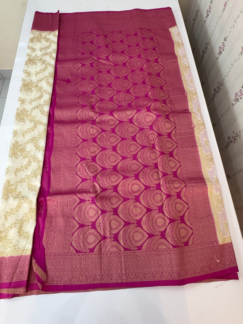 Semi banarasi Georgette saree - MSB8976