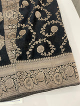 Semi Banarasi Georgette saree MKGS721