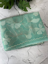 Semi organza saree with thread work - MSH910