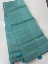 Semi silk saree with zari weaving  MSG6161 LightBlue