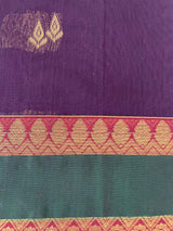 Kanchi Silk cotton saree with zari weaving - MSK897
