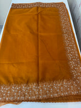 Organza saree with embroidery borders - MSH907