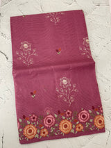 Silky kota embroidery saree MSK4333
