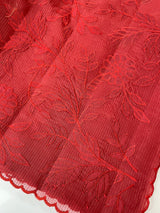 NetKota Applique work saree  MSH148 - DeepRed