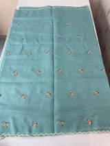 Soft kota silk saree with embriodery work MS89432