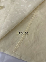 Netkota embriodery saree MSH263 Ivory